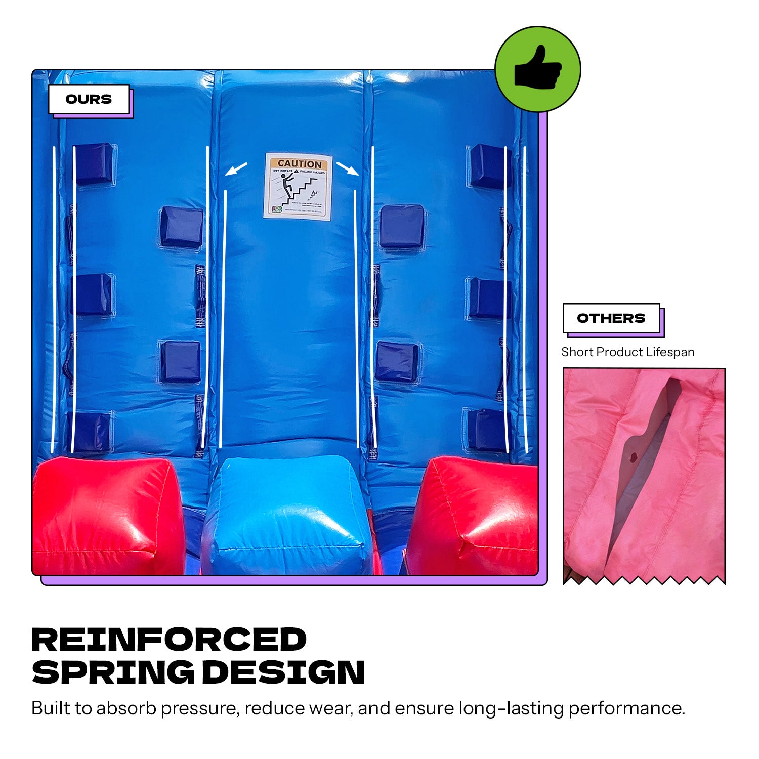 ( PRE-ORDER Ships AUG 24) POP JUMP Ice Rocket 28' Obstacle Course with Dual Lane Waterslide & Attached Deep Pool