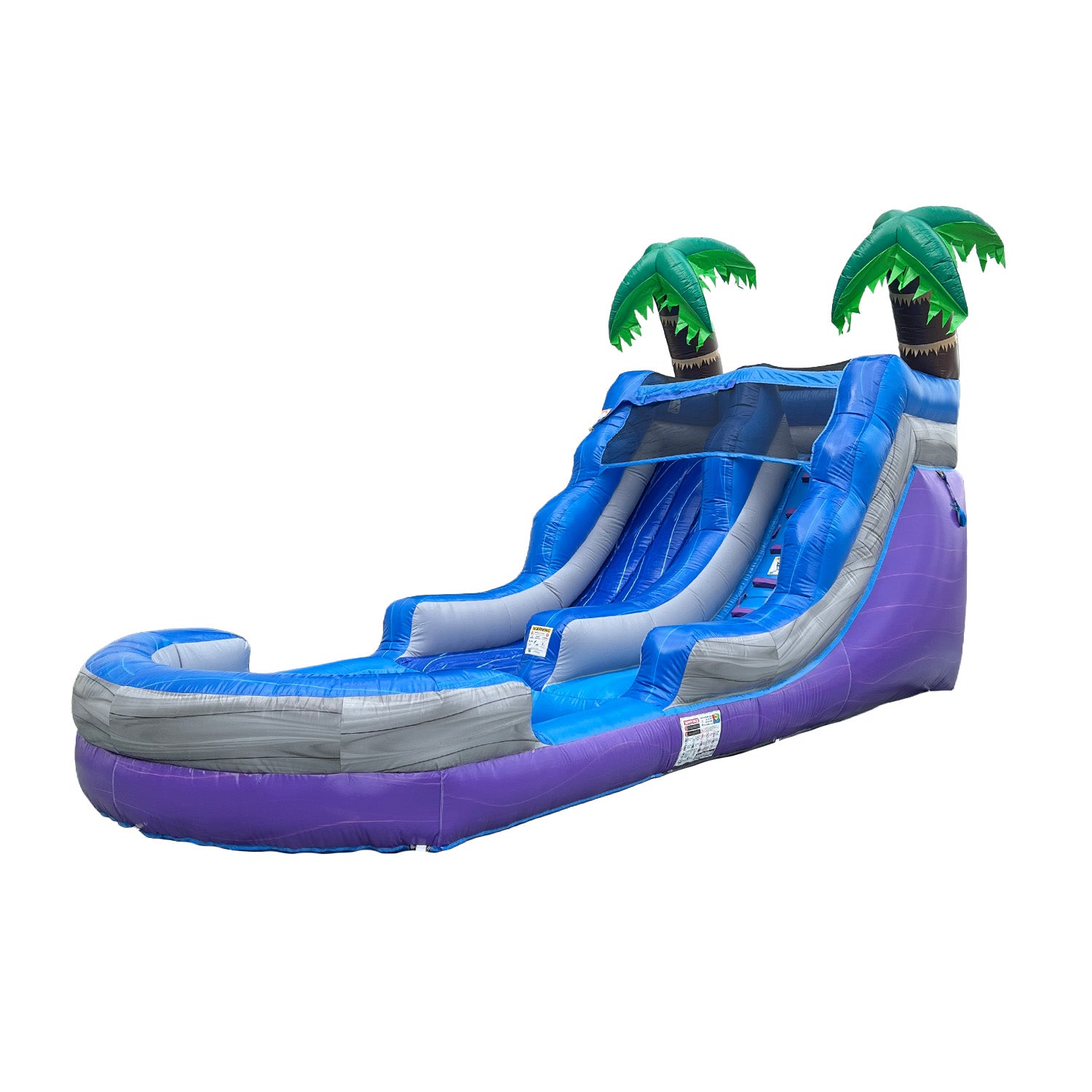 NEW! POP JUMP Tropical 13' Waterslide with Pool